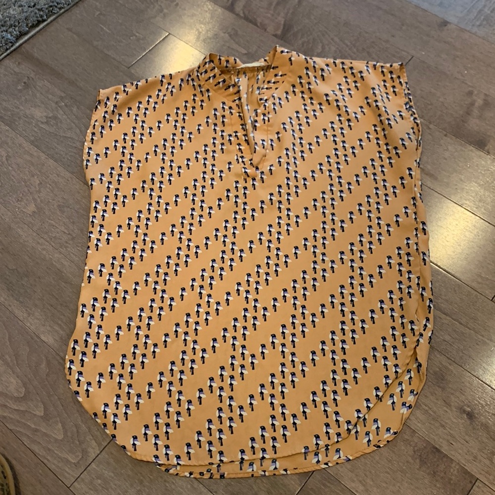 Sleeveless Bird Top